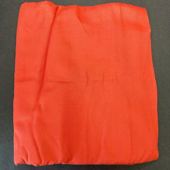Brushed Rayon Tangerine Orange Fabric 46" W x 3 Yards Long - Picture 1 of 3